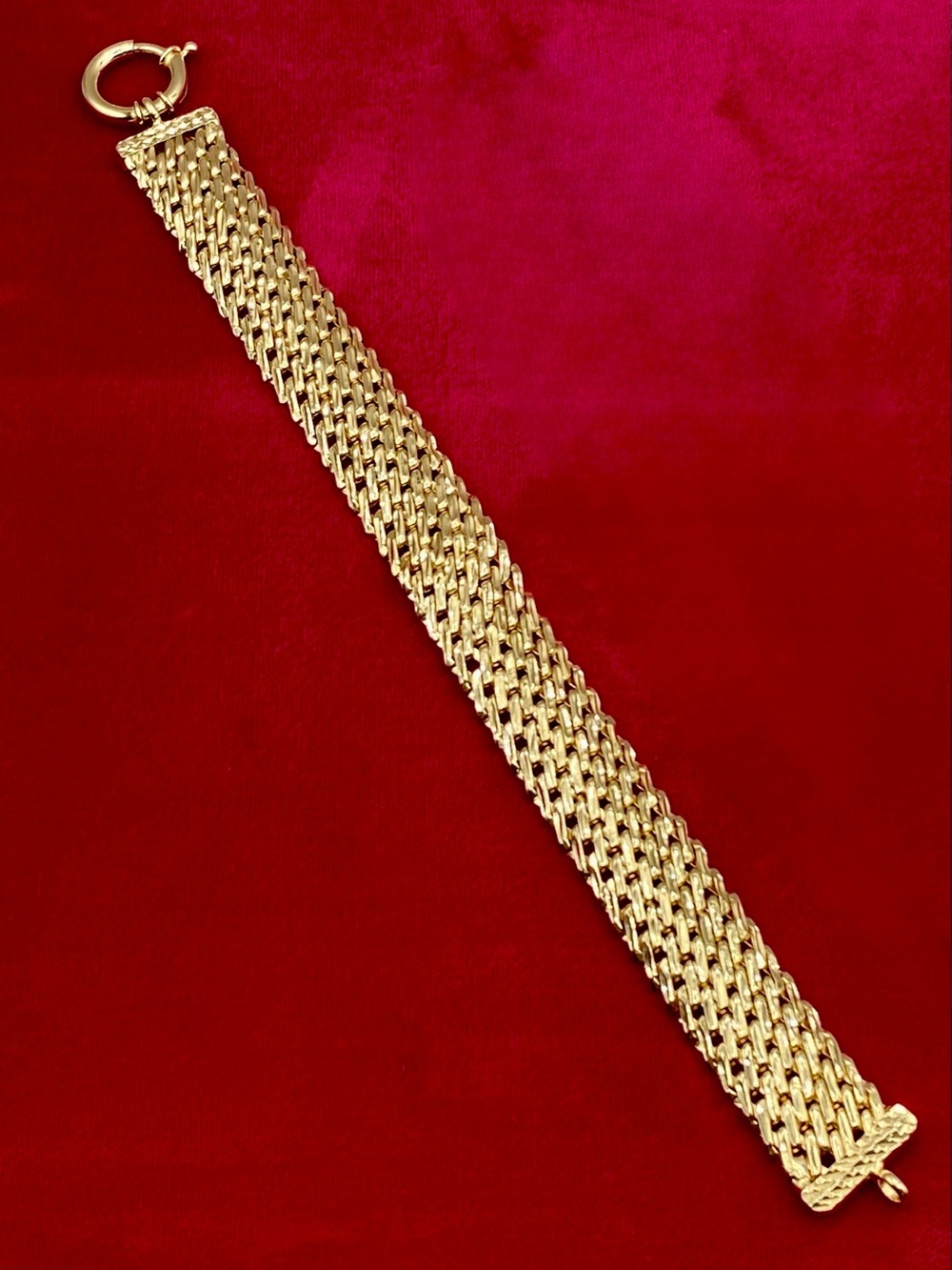 Sterling Silver Vermeil AK Turkey Mesh Bracelet